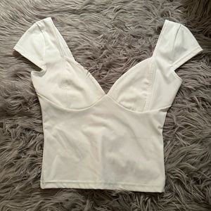 white top
